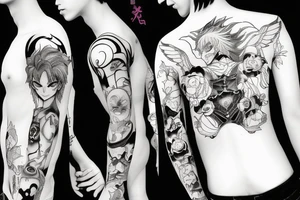 Anime hisoka tattoo idea