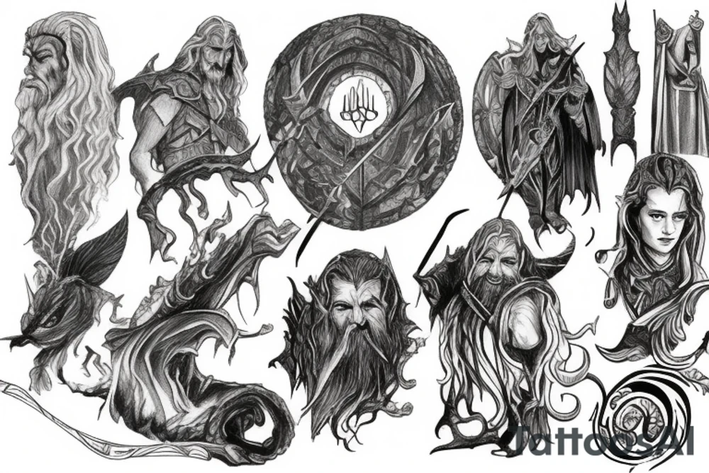 lord of the rings tattoo idea