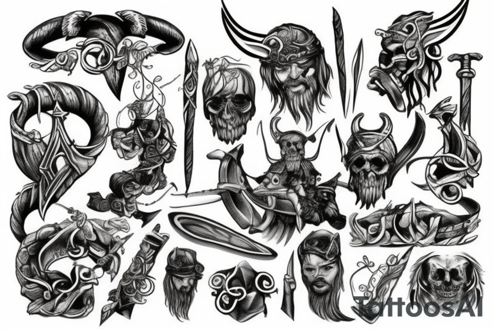 Viking tattoo idea