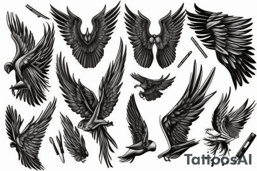 Wings tattoo idea