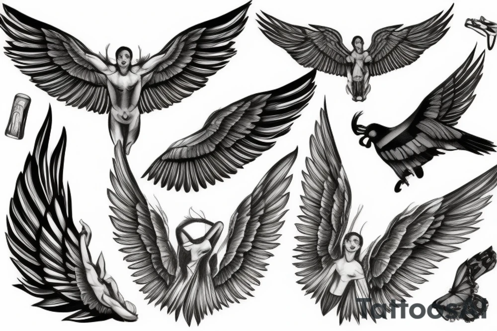 Wings tattoo idea