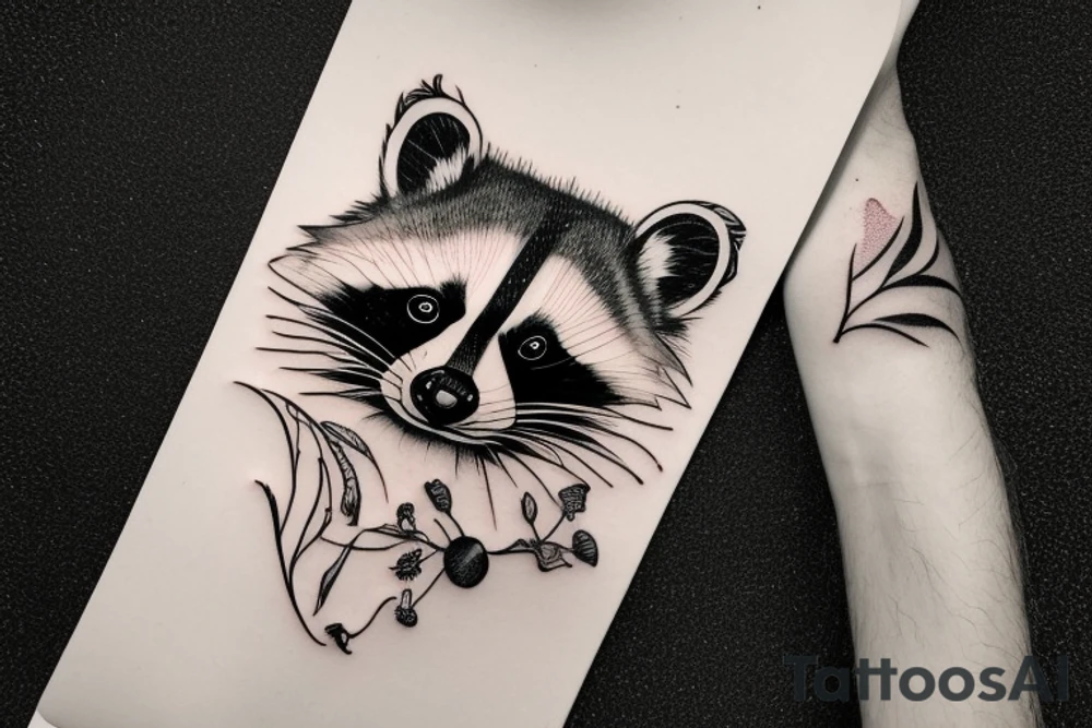 Raccoon tattoo idea