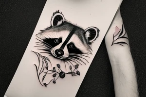 Raccoon tattoo idea