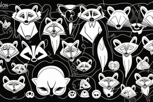 Raccoon tattoo idea