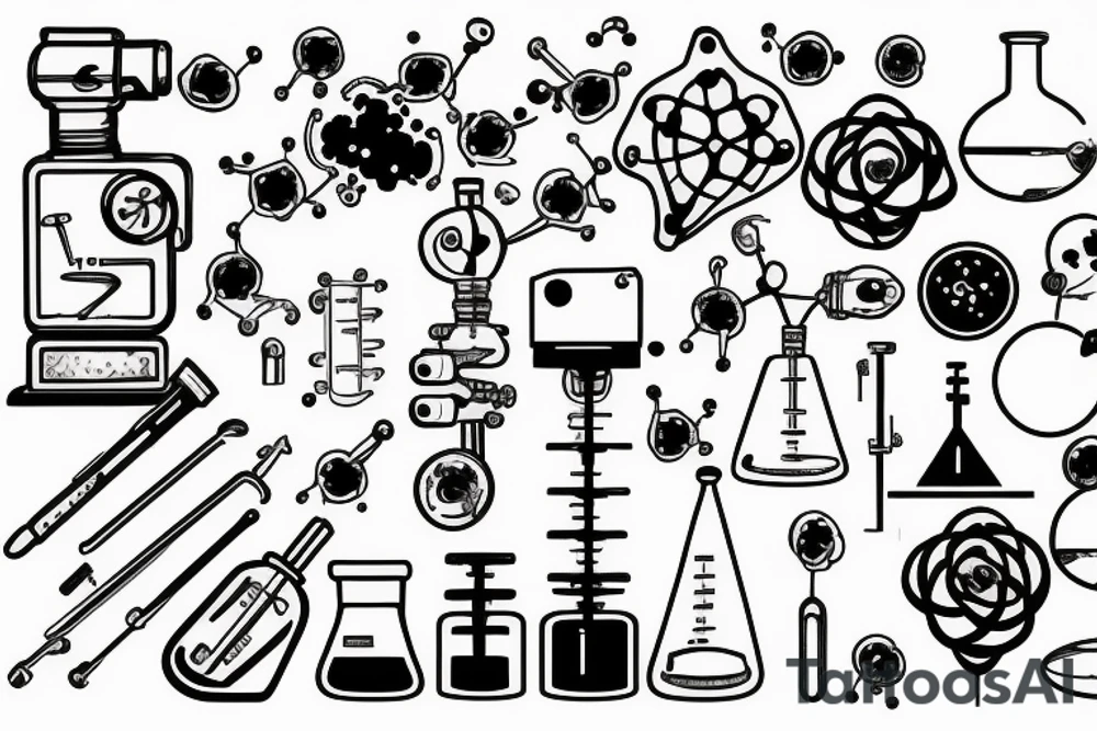 science lab tattoo idea