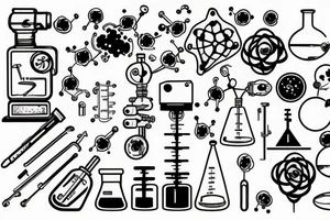 science lab tattoo idea