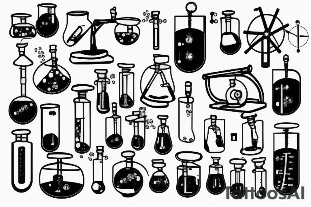 science lab tattoo idea