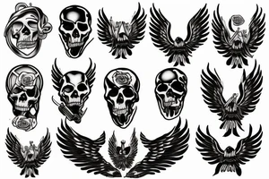 Angel of death tattoo idea
