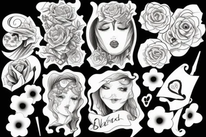 blind woman tattoo idea
