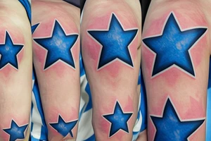 Argentina flag, Soccer shield afa,
three stars tattoo idea