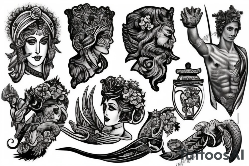 Greek God tattoo idea