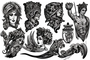 Greek God tattoo idea
