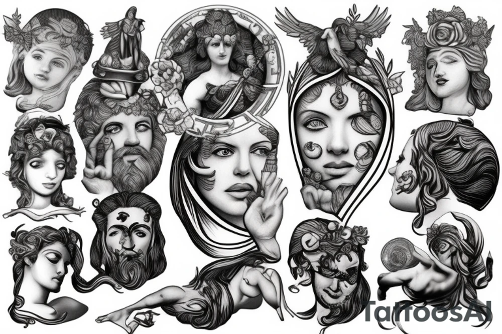 Greek God tattoo idea