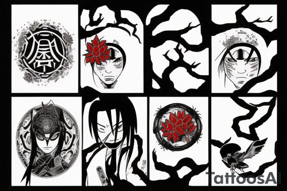 Itachi Uchiha tattoo idea