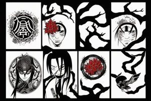 Itachi Uchiha tattoo idea