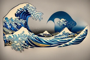 The Great Wave off Kanagawa tattoo idea