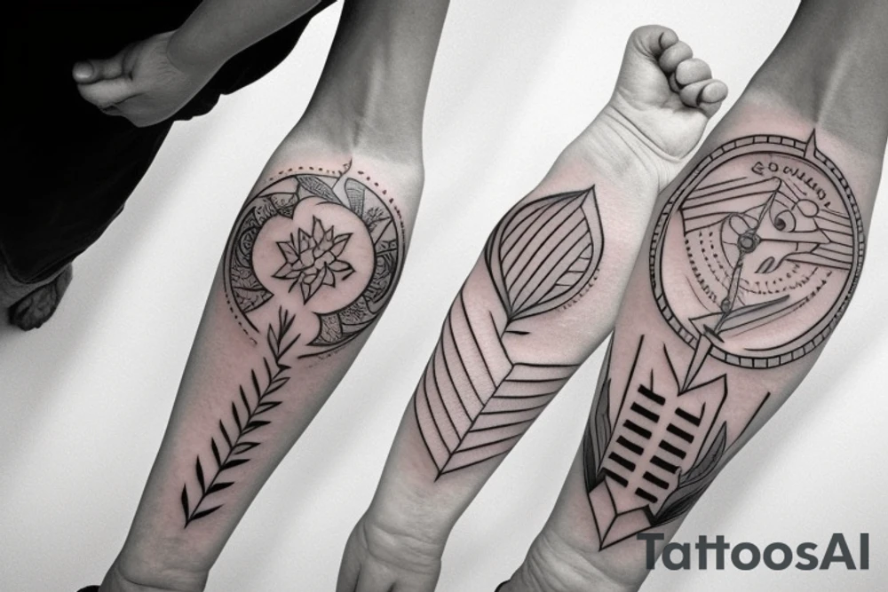 Simple gym tattoo tattoo idea