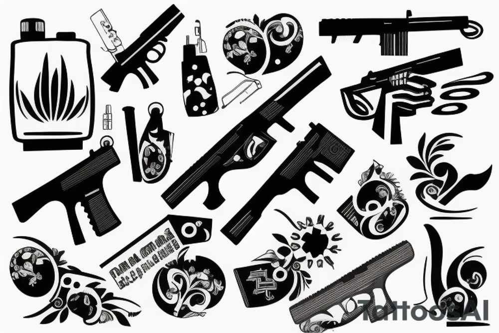 glock tattoo idea