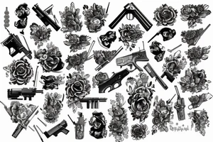 glock tattoo idea