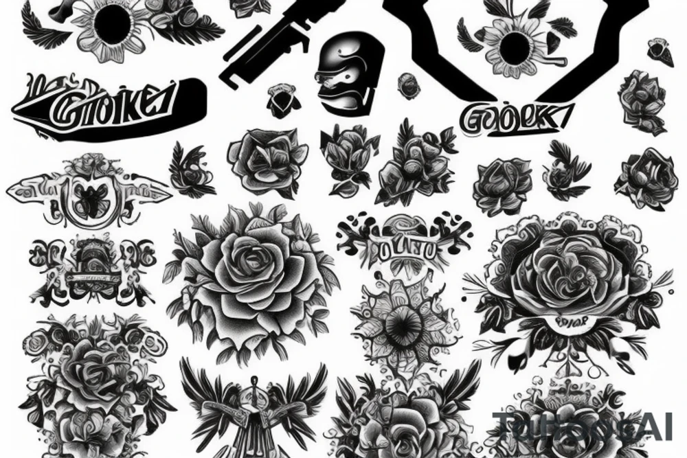 glock tattoo idea