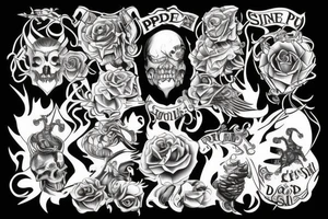 Pride, 7 deadly sins, tattoo idea