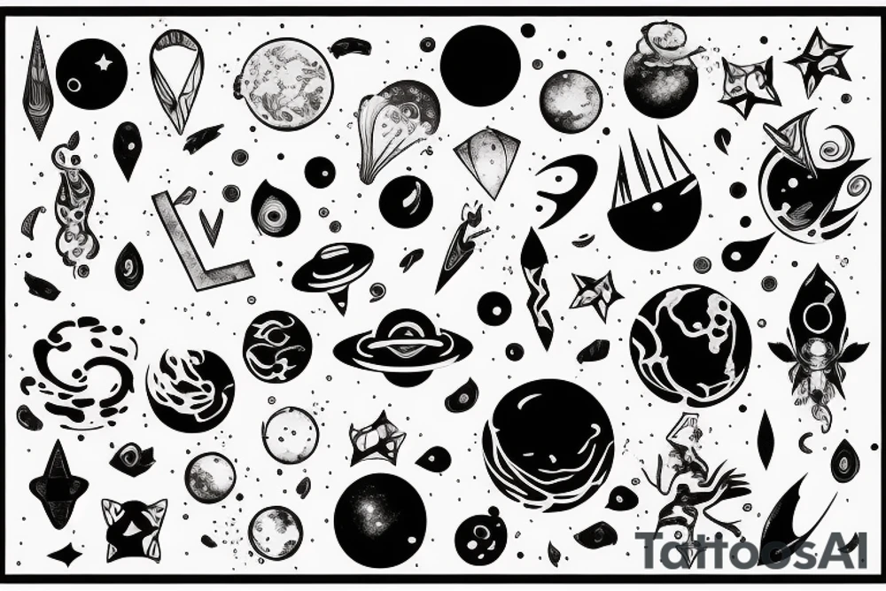 Universe tattoo idea