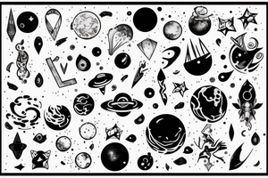 Universe tattoo idea