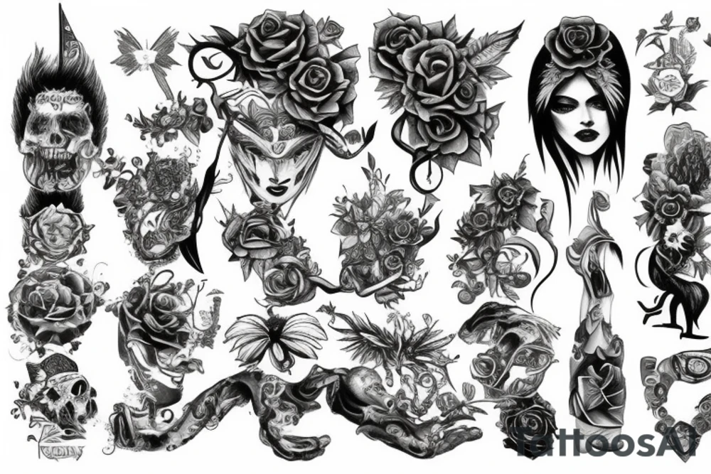 Pride, 7 deadly sins, tattoo idea