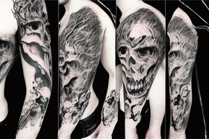 Pride, 7 deadly sins, dark realism tattoo idea