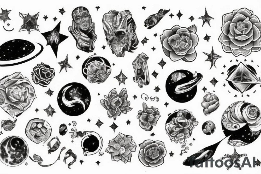 Universe tattoo idea
