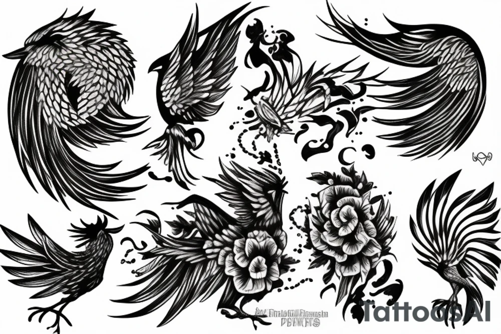 phoenix tattoo idea