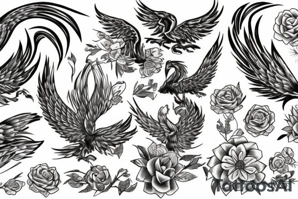 phoenix tattoo idea