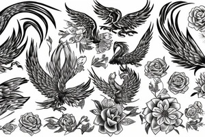 phoenix tattoo idea