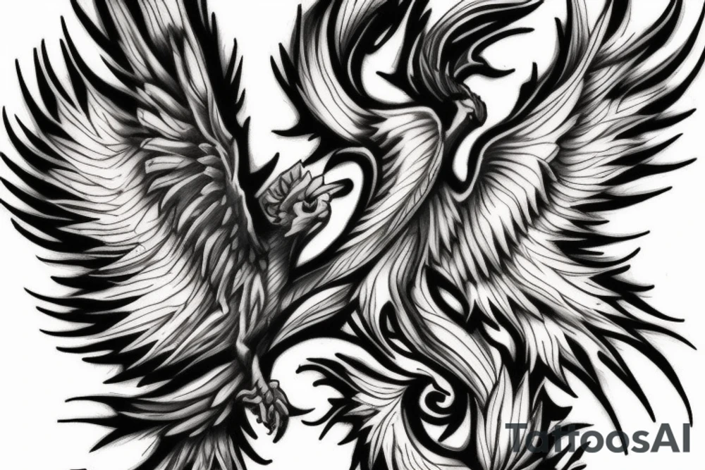 phoenix tattoo idea
