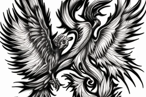 phoenix tattoo idea