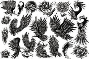 phoenix tattoo idea