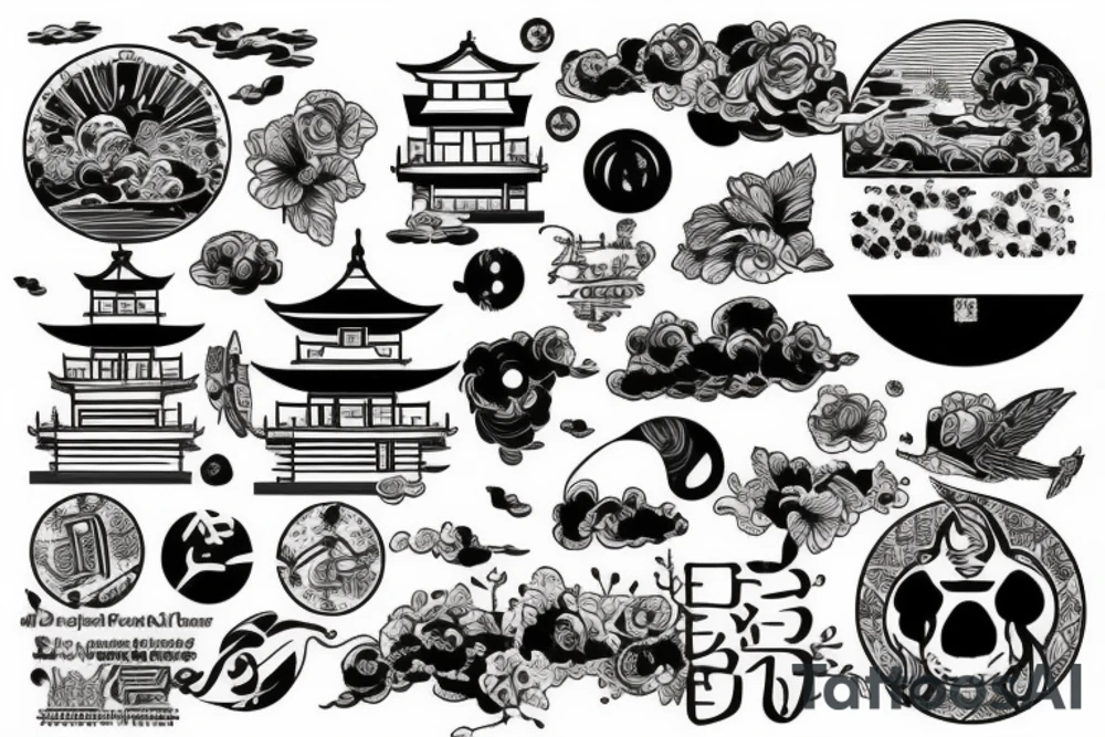 House on the boat tattoo idea