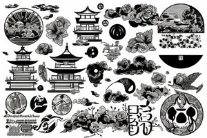 House on the boat tattoo idea