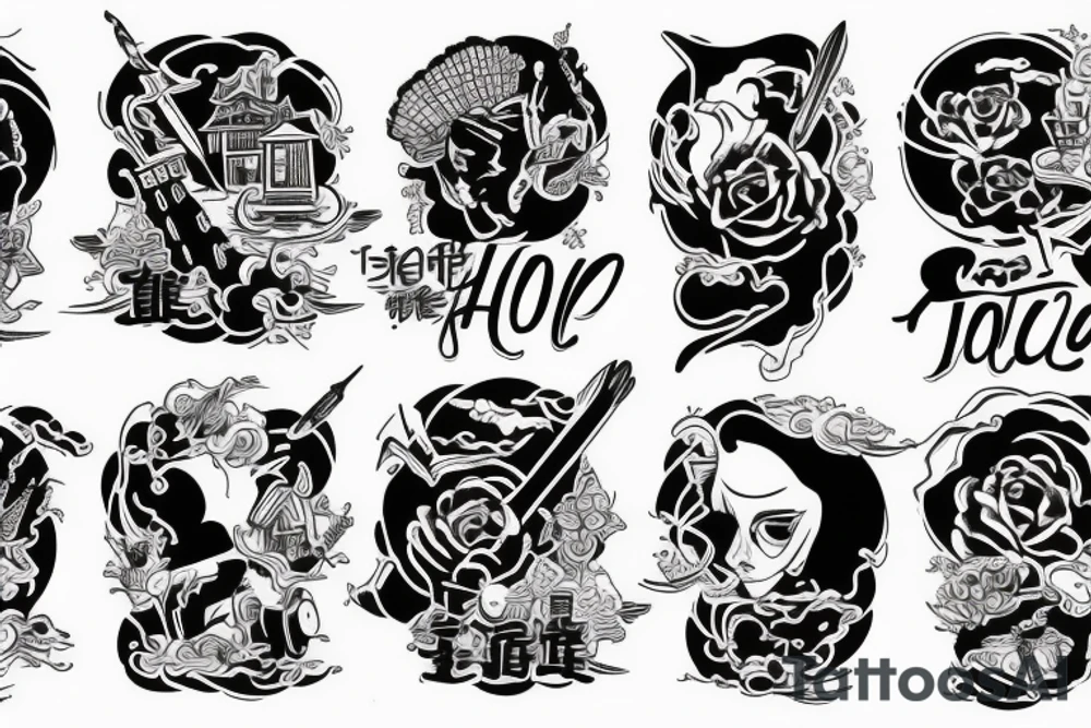 House on the boat tattoo idea