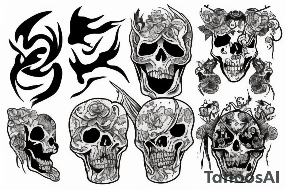 ghost tattoo idea