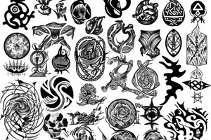 Nordic 
symbols tattoo idea