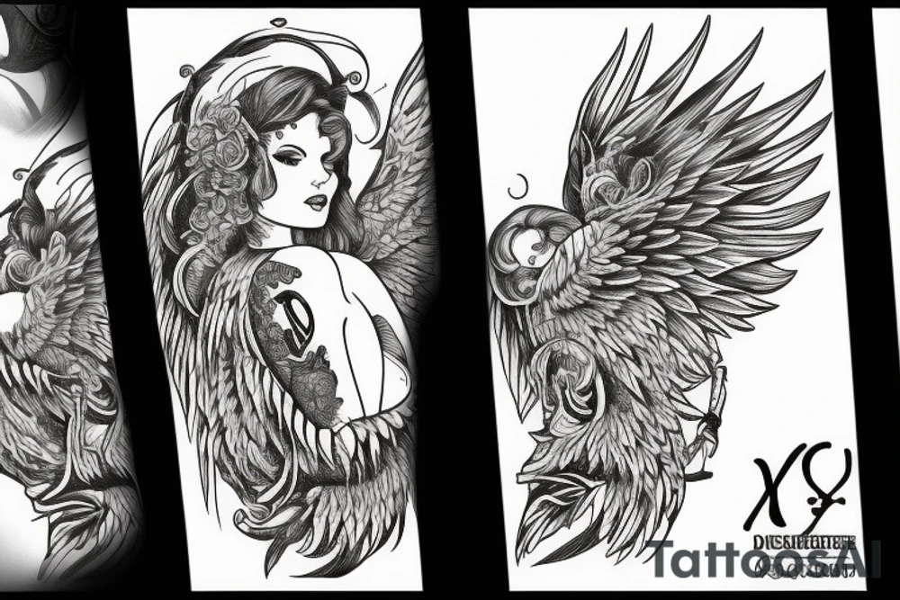 Angels tattoo idea