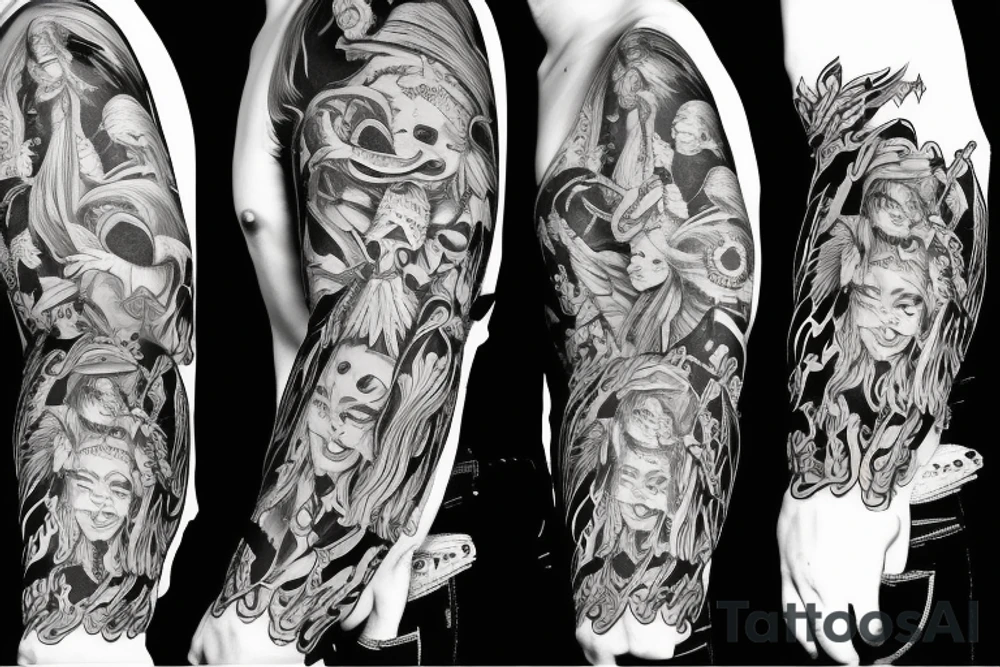 Angels tattoo idea