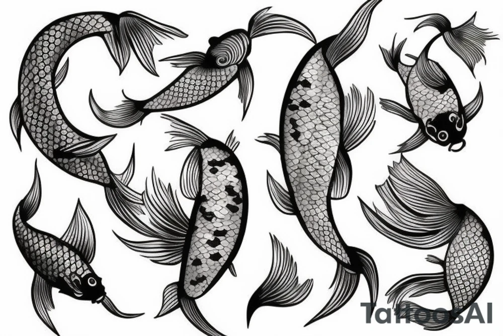 koi fish tattoo idea