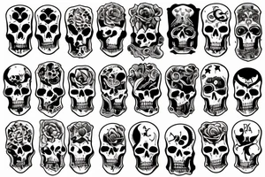 death dealing cards tattoo idea