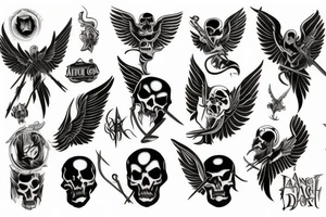 angel of death tattoo idea