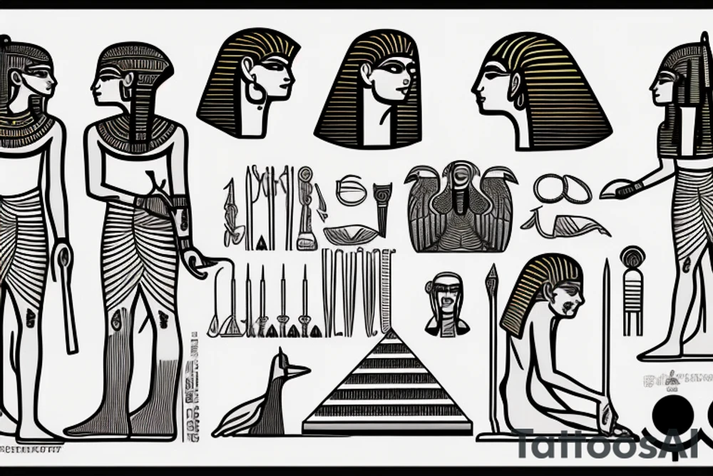 Egyptian icon, ancient tattoo idea