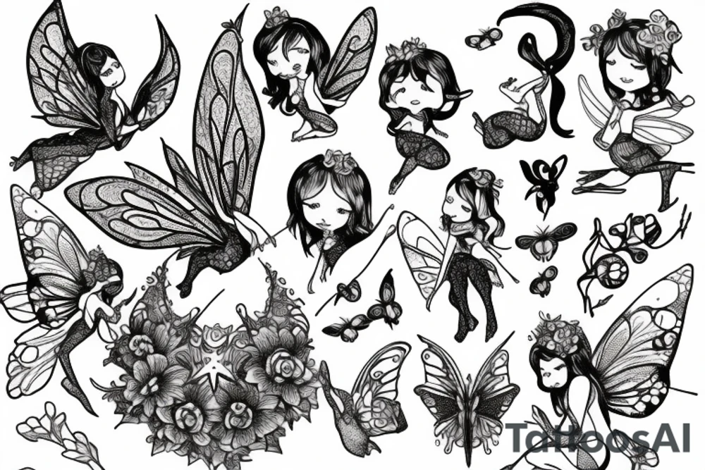 Fairy tattoo idea
