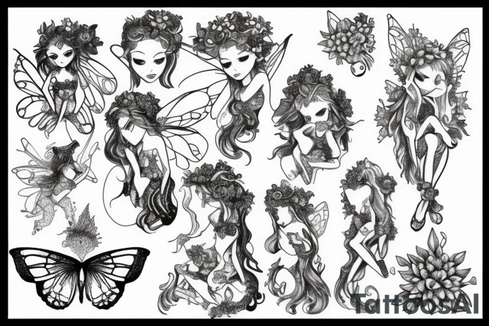 Fairy tattoo idea