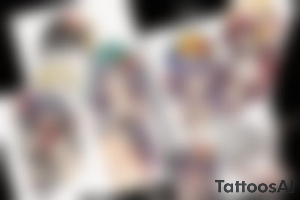 Anime tattoo tattoo idea